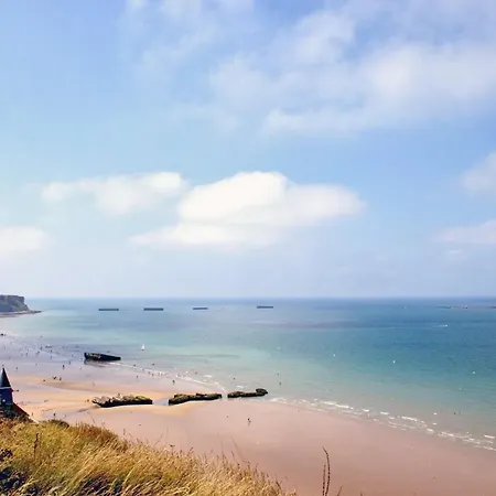 Rivage Maison Spacieuse 10 P 5 2 Sdb 2 Wc Confort Avec Jardin, Belle Terrasse Amenagee, Parking Privatif, A 3km D'omaha Et Port En Bessin Ferienhaus *