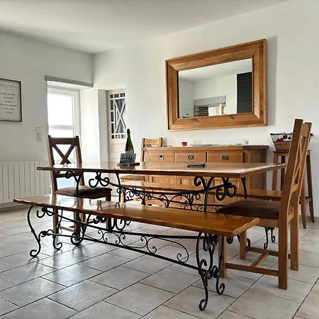 Ferienhaus Rivage Maison Spacieuse 10 P 5 2 Sdb 2 Wc Confort Avec Jardin, Belle Terrasse Amenagee, Parking Privatif, A 3km D'omaha Et Port En Bessin *