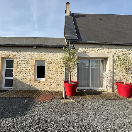Rivage Maison Spacieuse 10 P 5 2 Sdb 2 Wc Confort Avec Jardin, Belle Terrasse Amenagee, Parking Privatif, A 2 Kms D'une Petite Plage, 3kms D'omaha Et Port En Bessin Ferienhaus Grand-Hameau