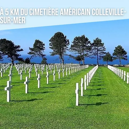 Ferienhaus Rivage Maison Spacieuse 10 P 5 2 Sdb 2 Wc Confort Avec Jardin, Belle Terrasse Amenagee, Parking Privatif, A 3km D'omaha Et Port En Bessin Grand-Hameau