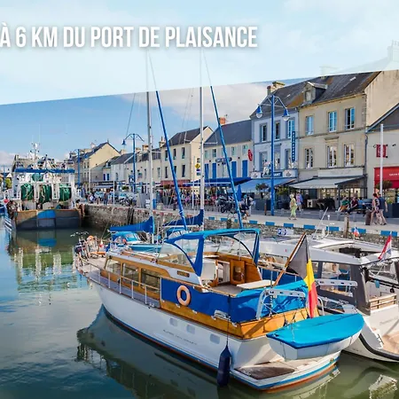 Feriehus Rivage Maison Spacieuse 10 P 2 Sdb 2 Wc Confort Avec Jardin, Belle Terrasse Amenagee, Parking Privatif, A 3km D'omaha Et Port En Bessin